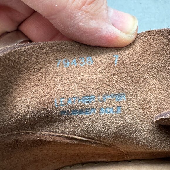 J Crew MacAlister Desert Chukka Boots Brown Suede Leather Crepe Sole sz 7 Italy - Picture 7 of 7